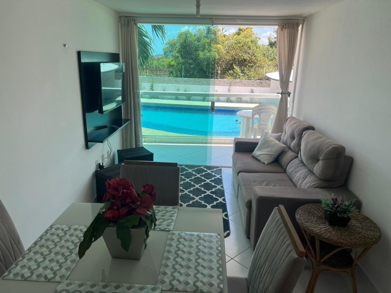 Апартаменти Mar E Sol Residencial 2 Quartos C Ar Condicionado,500 Metros Da Praia De Jacuma Конді Екстер'єр фото